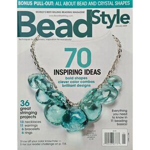 Bead Style Magazine January 2009 About Being In Crystal Shapes